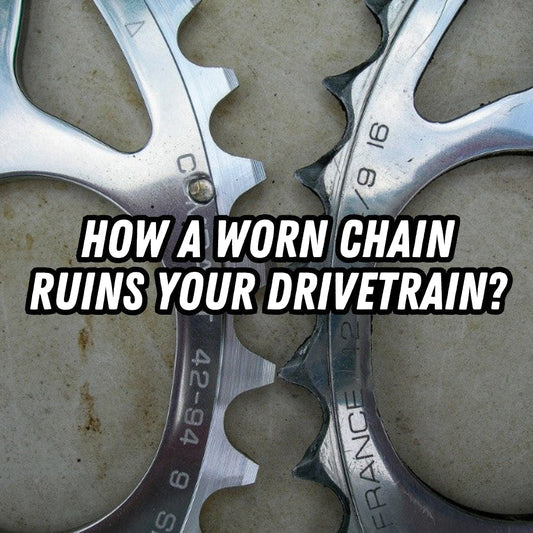 How a worn chain will ruin your ride!